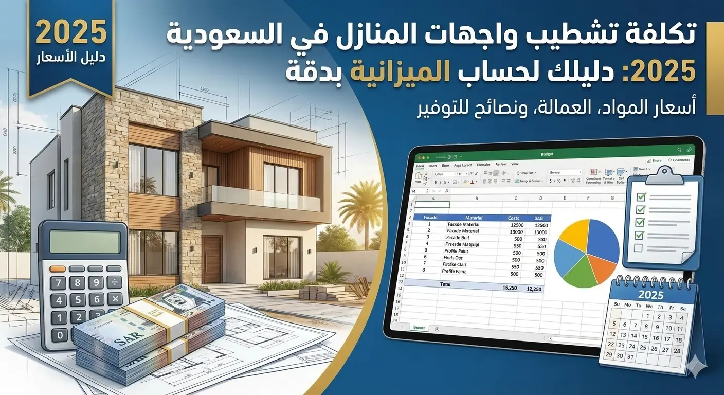 تكلفة تشطيب الواجهات